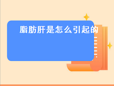 脂肪肝是怎么引起的（脂肪肝是怎么引起的要注意哪些）